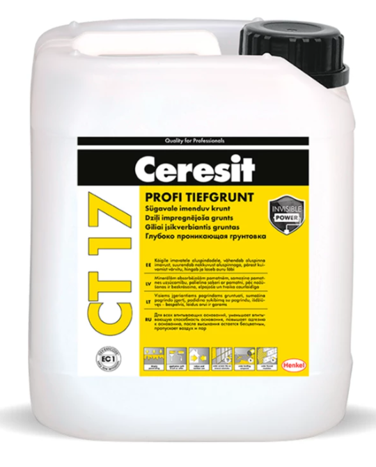 Ceresit CT 17 PROFI grunts universālā (Tiefgrund)